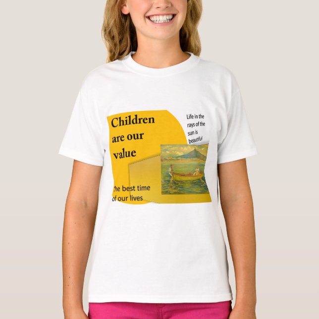 Girls' Basic T-Shirt (Front)