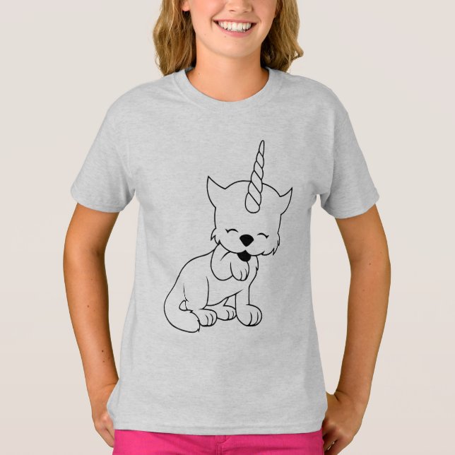 Girls' Basic T-Shirt (Front)