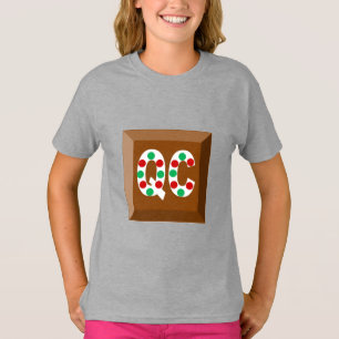 Girls' Basic T-Shirt CHOCOLATE QUEBEC