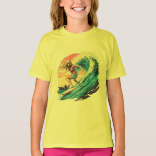 Girls' Basic T-Shirt - Classic Fit, Soft Cotton