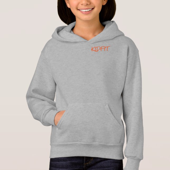 Girl's Basic Zip Hoodie (Front)