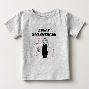 Girls Basketball Baby T-Shirt