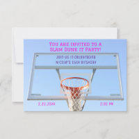 Girls Basketball Hoop Birthday