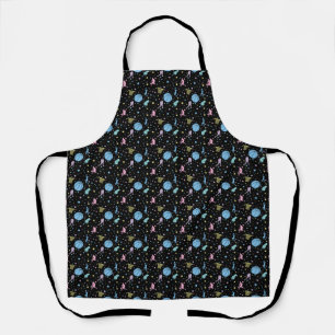 Girls Basketball Players - Stars Pattern Apron