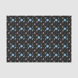 Girls Basketball Players - Stars Pattern Tissue Paper