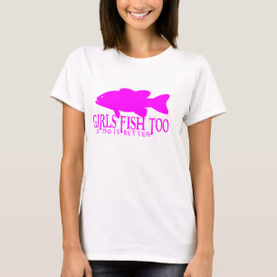 Girls Bass Fishing Ladies Spaghetti Top