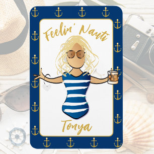 Girls Beach Weekend for Her Funny Vacation Door Magnet