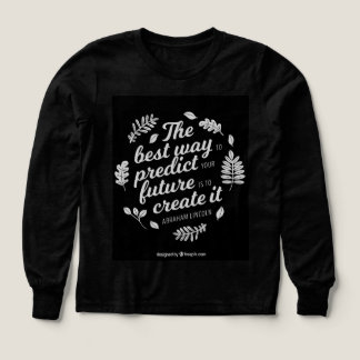 Girls Bella+Canvas Tri-blend Long Sleeve Shirt on 