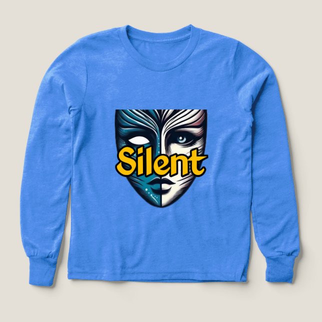 Girls Bella+Canvas Tri-blend Long Sleeve Shirt, So (Design Front)