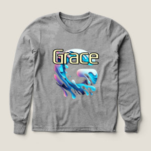 Girls Bella+Canvas Tri-blend Long Sleeve Shirt, So