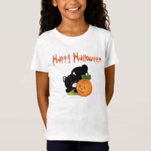 Girls' Bella Fitted Babydoll T-Shirt/Pumpkin T-Shirt