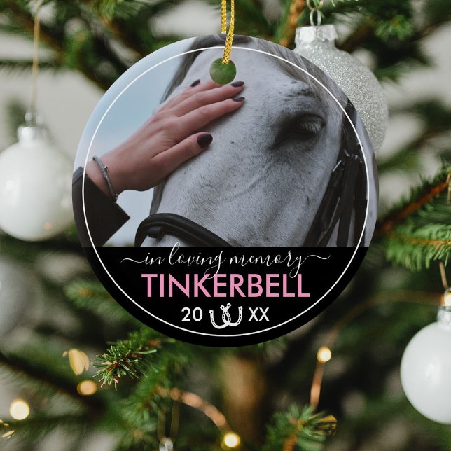 Girls Best Friend Horse Memorial Keepsake Ceramic Tree Decoration (Creator Uploaded)