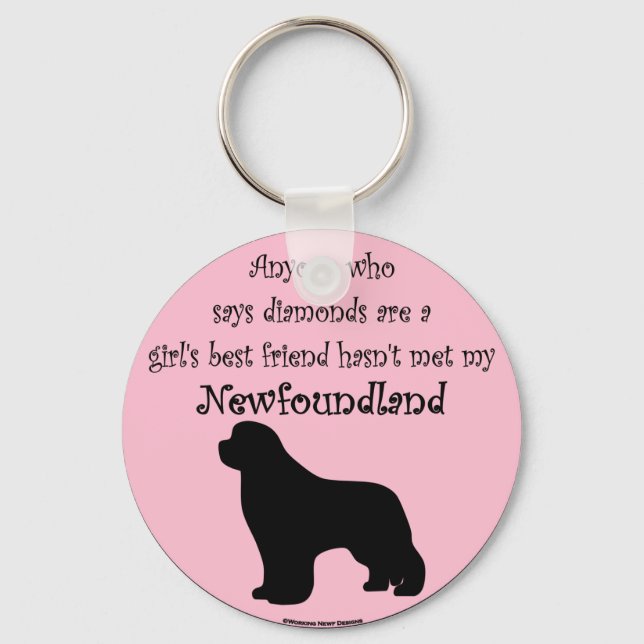Girls Best Friend Key Ring (Front)