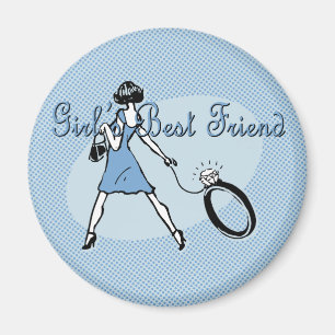 Girl's Best Friend Magnet