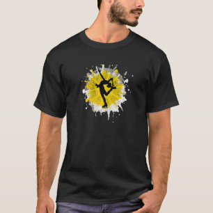 Girls Biellman Spin Ice Skating Figure Skater Wint T-Shirt
