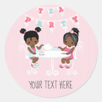 Girl's Birthday Tea Party Shabby-Chic Personalised