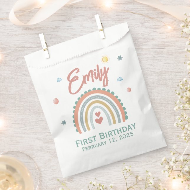 Girl's Boho Birthday Magic Favour Bags (Clipped)