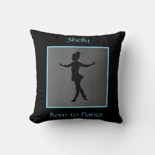 Girls "Born to Dance" Personalised Cushion