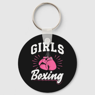 Girls Boxing Sport Kickboxing Boxing Gloves Boxer Key Ring