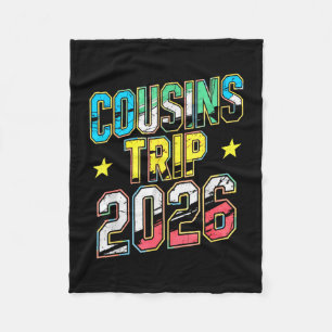 Girls boys cousins trip 2026 reunion squad camp fleece blanket