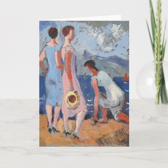 Girls by the Sea | Christopher Wood Card (Front)