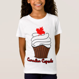 Girls Canadian Cupcake Tee