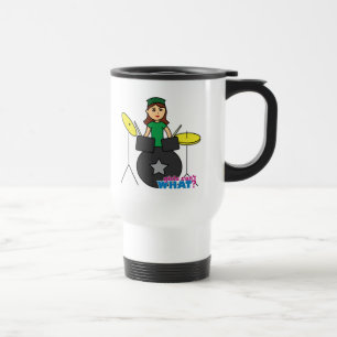 Girls Can't WHAT? ColorizeME Custom Design Travel Mug