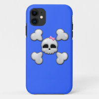 Girls Cartoon Skull