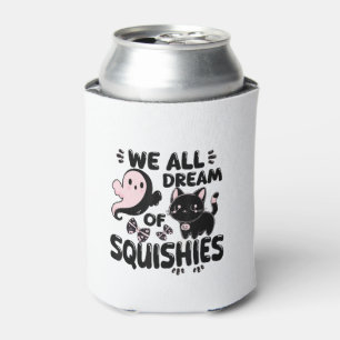 Girls Cat Pink Halloween Squishy We All Dream Of S Can Cooler