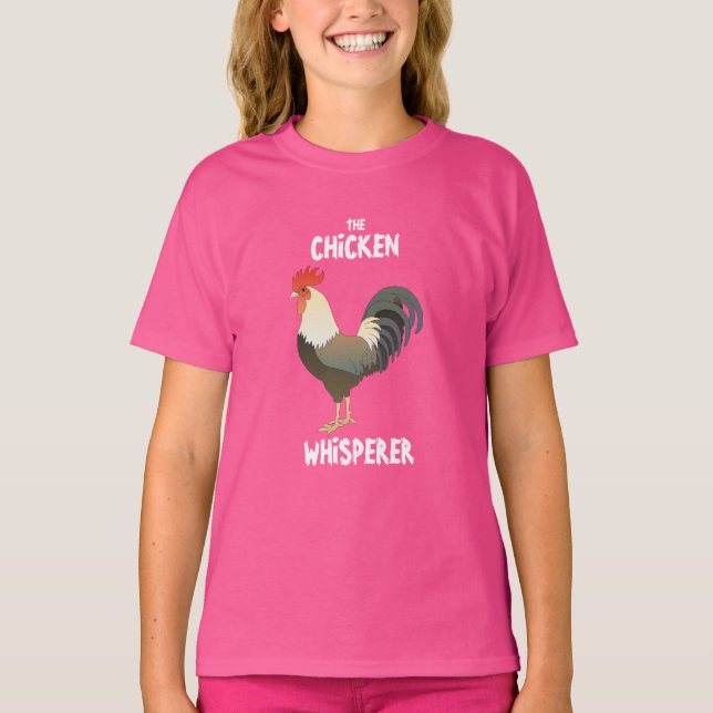 Girl's Chicken Whisperer T-shirt (Front)