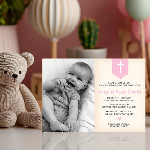 Girls Christening/Baptism Invitation