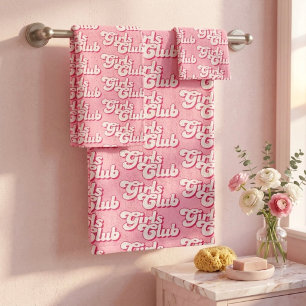 Girls Club Bath Towel Set