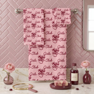 Girls Club Bath Towel Set