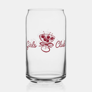 Girls Club Can Glass