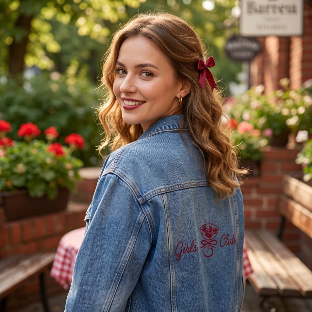 Girls Club Denim Jacket (Creator Uploaded)