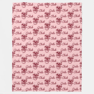 Girls Club Fleece Blanket