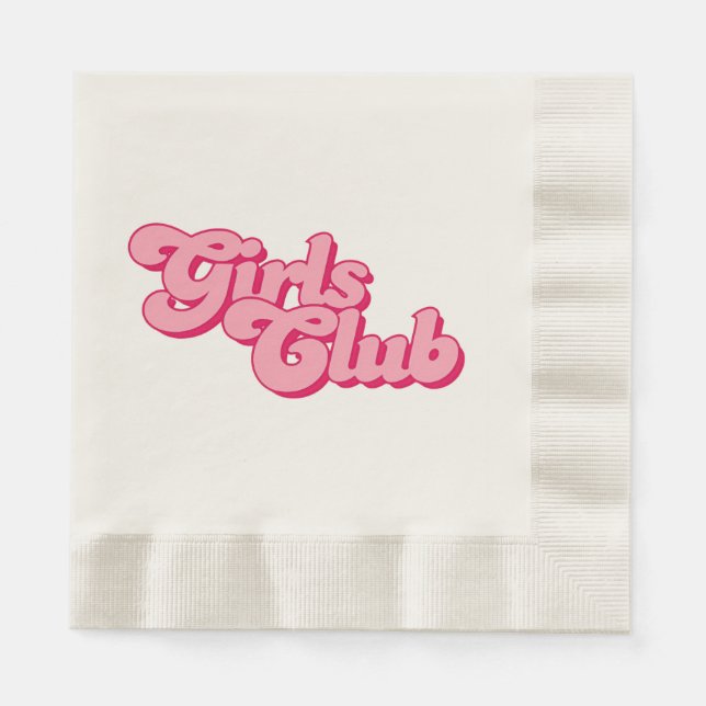 Girls Club Napkin (Front)