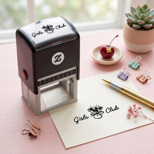 Girls Club Self-inking Stamp