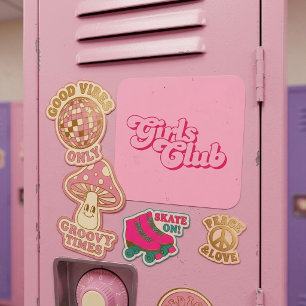 Girls Club Square Sticker