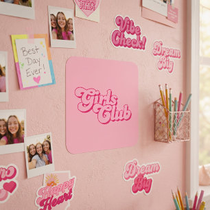 Girls Club Square Sticker