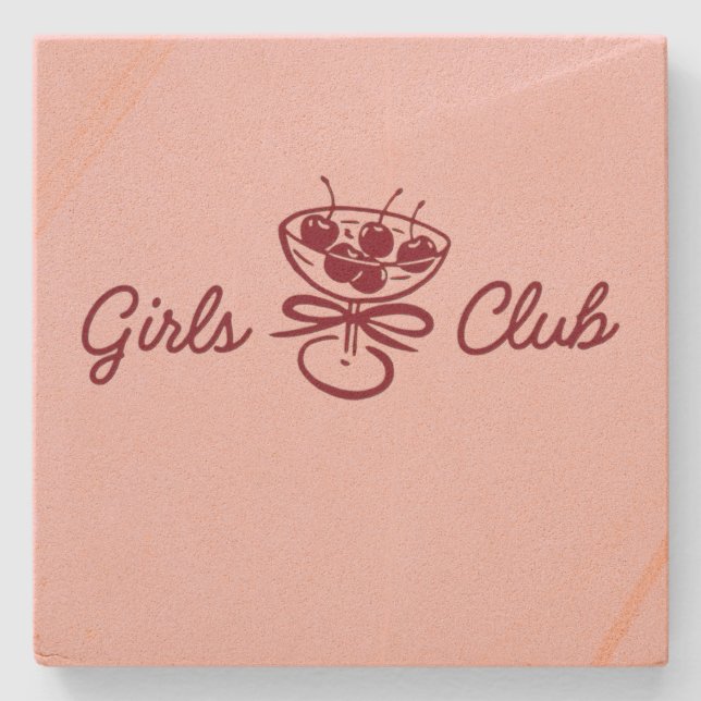 Girls Club Stone Coaster (Front)