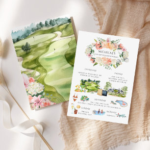 Girls Clubhouse Spa Weekend   Birthday Itinerary Invitation