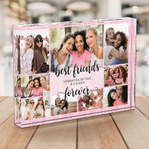 Girls Collage Best Friends BFFs Photo Block