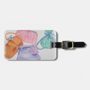 GIRLS COLORFUL PURSES PERSONALIZED LUGGAGE TAG