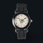 Girls Cool and Cute Stegosaurus Dinosaur & Name Watch<br><div class="desc">This cute and modern kids watch features a pink and green stegosaurus dinosaur cartoon and can be personalised with your girls name. With clear, easily readable numbers, this 'first' watch is great for kids or toddlers just starting out on learning the time. The perfect cool dinosaur-themed gift for your little...</div>