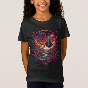 Girls Cosmic Odyssey Mystic Space Fantasy Tee
