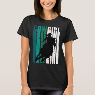 Girls Cowgirl Nice Colour Country Grandaughter Gre T-Shirt