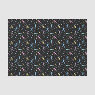 Girls Cross Country, Track Field, Marathon Runner Tissue Paper