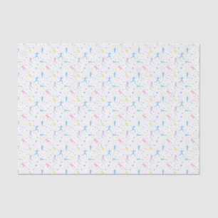 Girls Cross Country, Track Field, Marathon Runner Tissue Paper