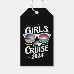 Girls Cruise Trip 2024 Vacation Lovers Gift Tags